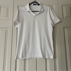 Theory White Polo Shirt